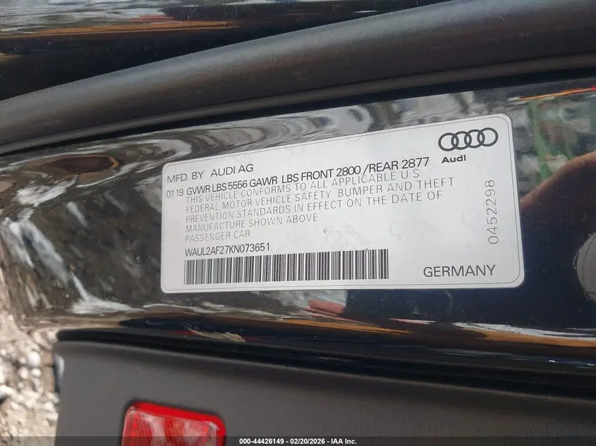 2019 AUDI A6 55 PREMIUM