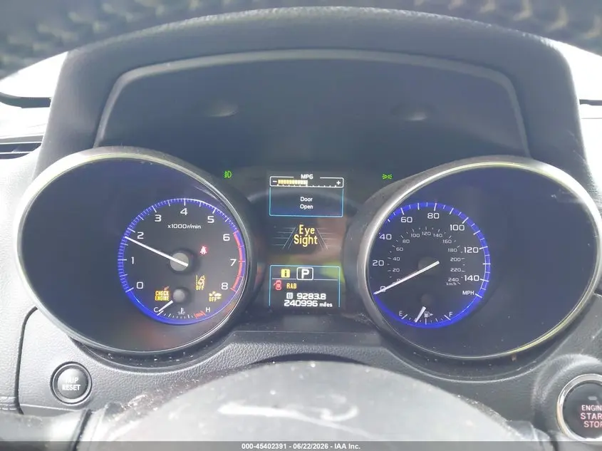 2018 SUBARU OUTBACK 2.5I LIMITED