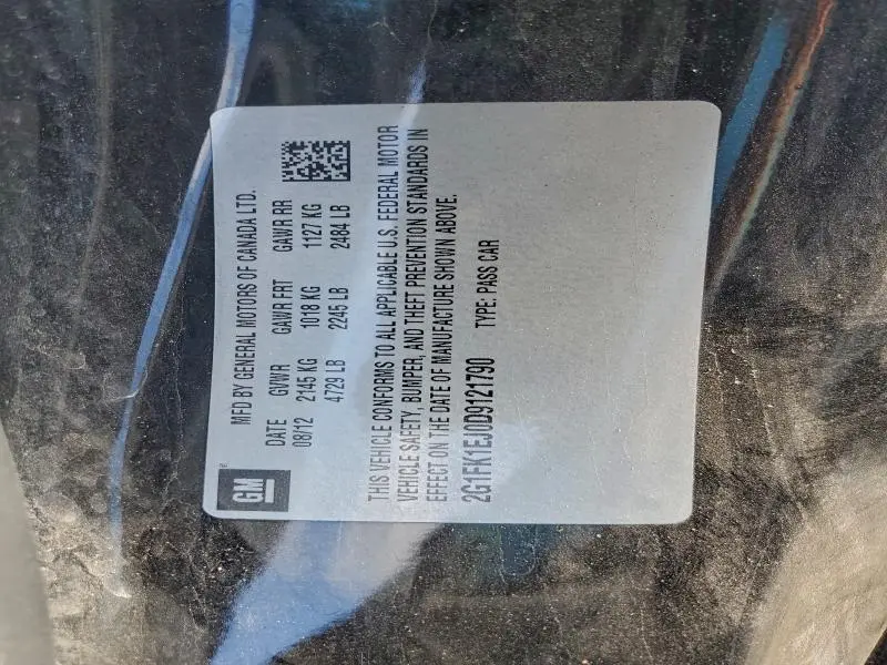 2013 CHEVROLET CAMARO 2SS  