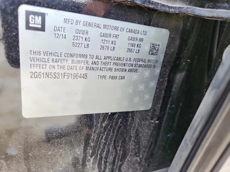 2015 CADILLAC XTS LUXURY COLLECTION  