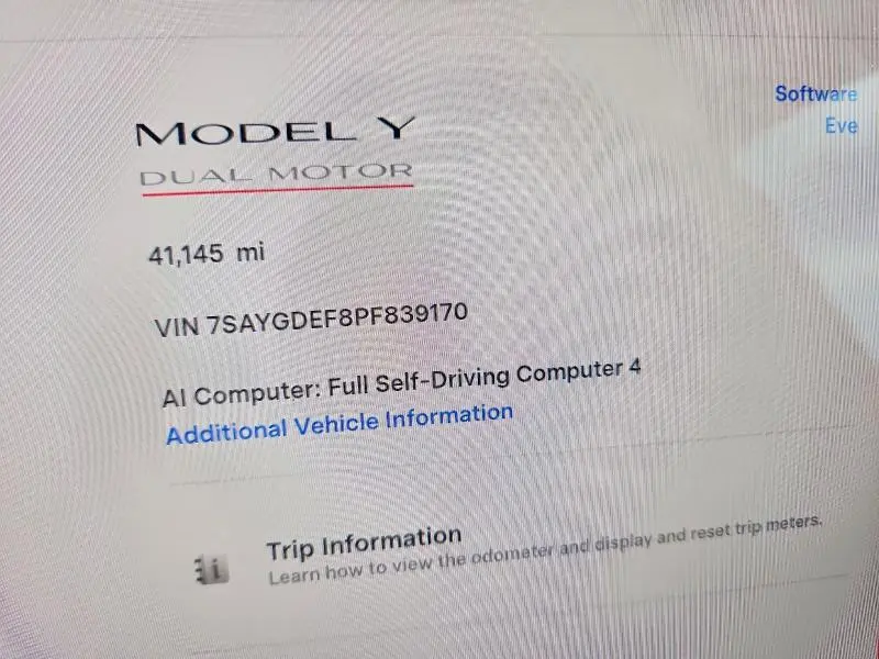 2023 TESLA MODEL Y   