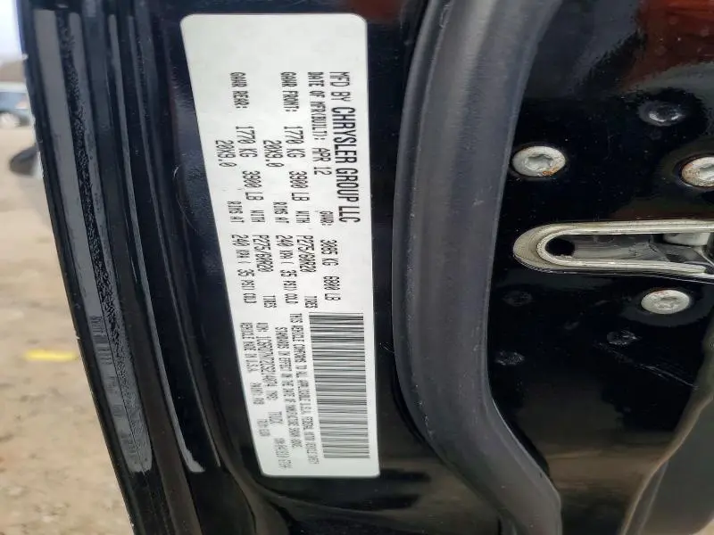 2012 DODGE RAM 1500 LARAMIE  