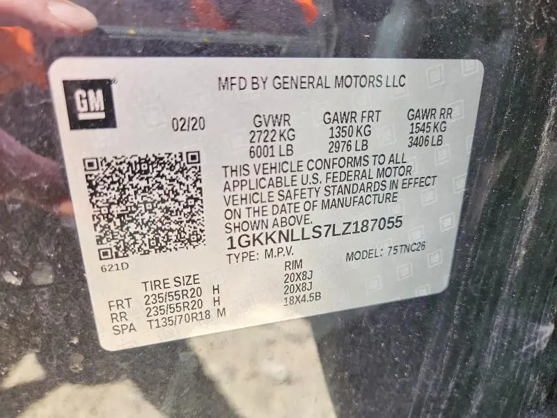 2020 GMC ACADIA AT4  