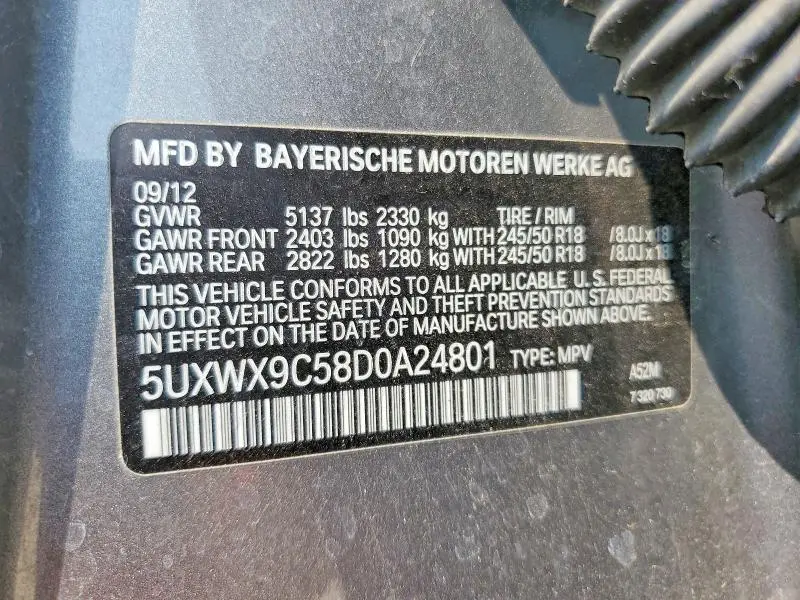 2013 BMW X3 XDRIVE28I  