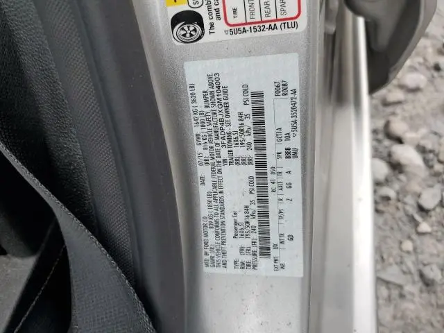 2016 FORD FIESTA SE  
