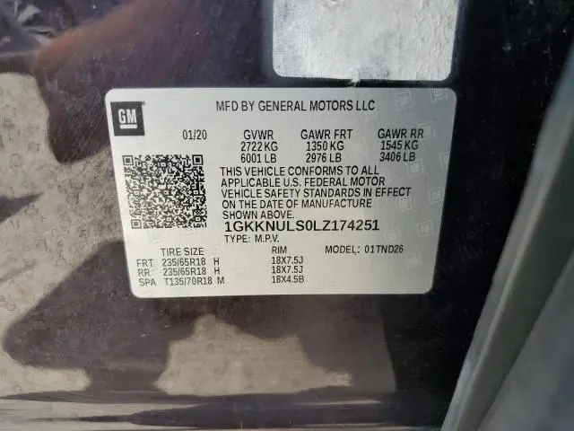 2020 GMC ACADIA SLT  