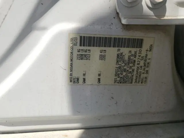 2013 NISSAN MAXIMA S  