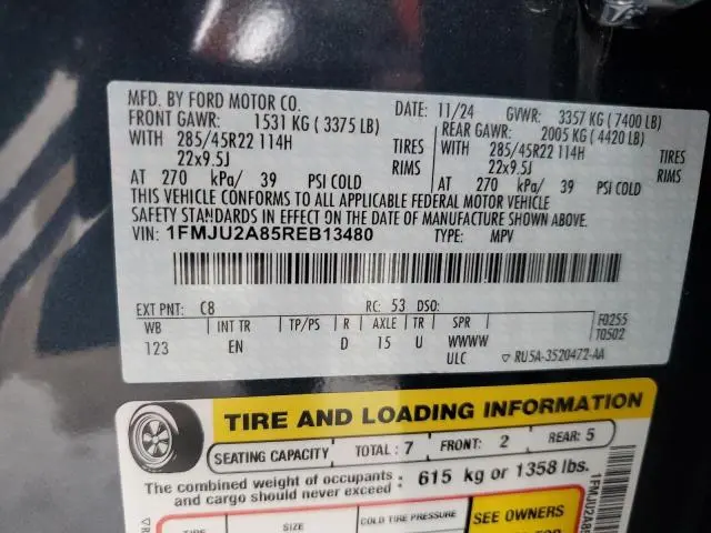 2024 FORD EXPEDITION LIMITED  