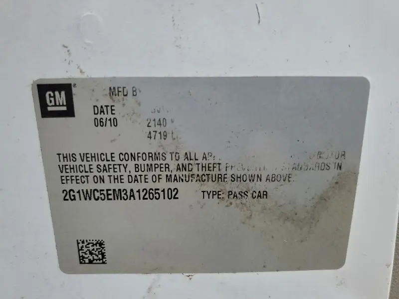 2010 CHEVROLET IMPALA LTZ  