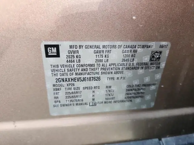 2018 CHEVROLET EQUINOX LS  