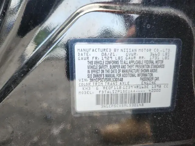 2021 NISSAN KICKS SV  