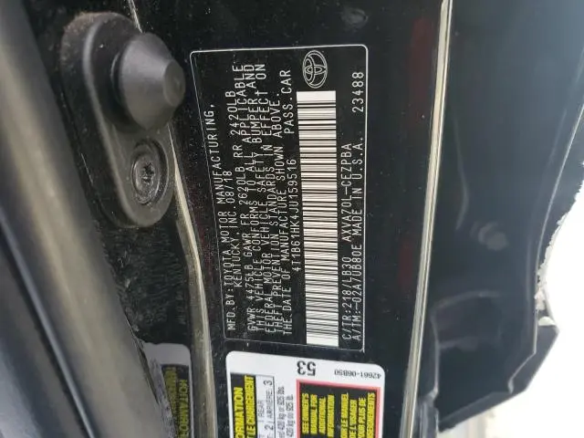 2018 TOYOTA CAMRY XSE  