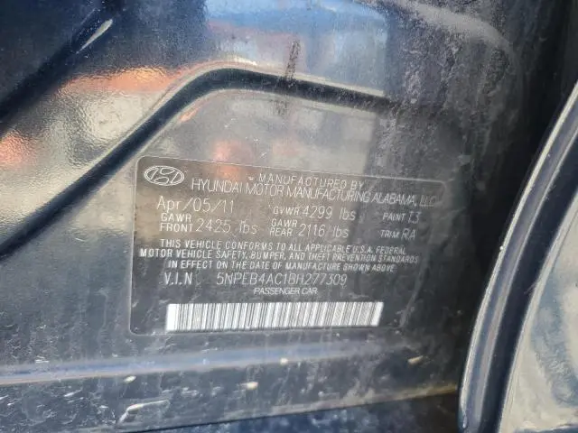 2011 HYUNDAI SONATA GLS  