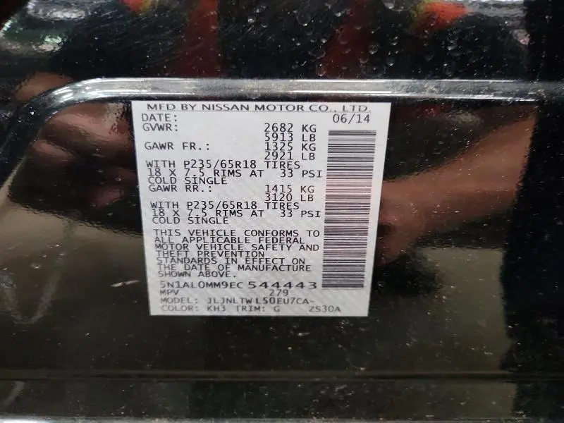 2014 INFINITI QX60 BASE  
