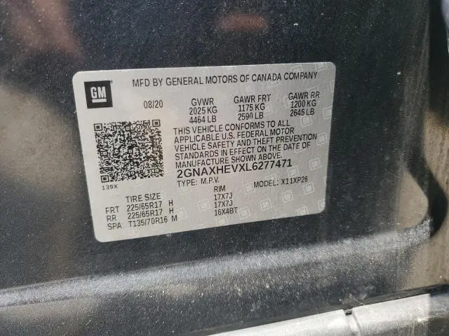 2020 CHEVROLET EQUINOX LS  