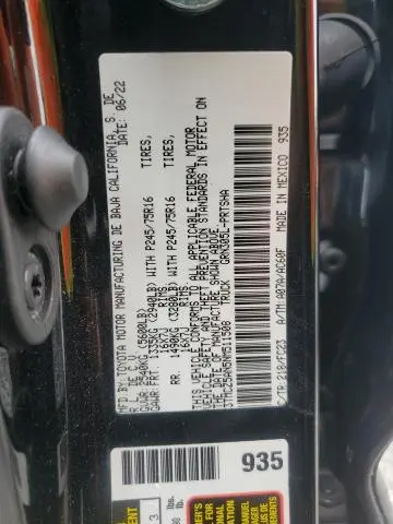2022 TOYOTA TACOMA DOUBLE CAB  