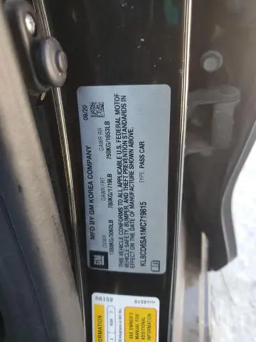 2021 CHEVROLET SPARK 1LT