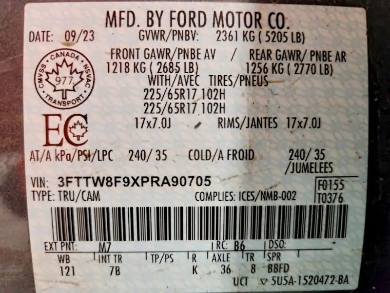 2023 FORD MAVERICK XL  