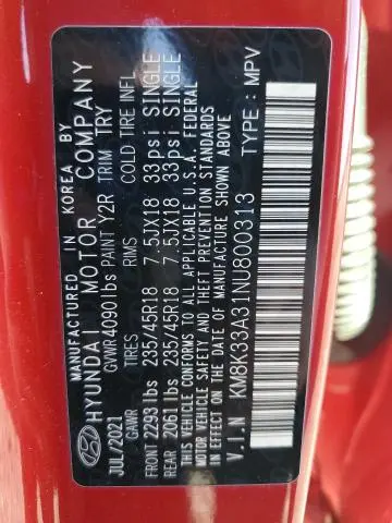 2022 HYUNDAI KONA N LINE  