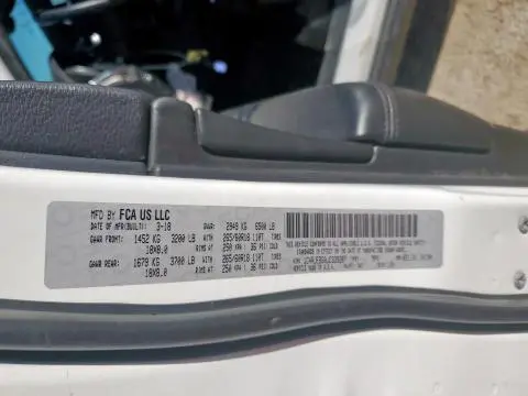 2018 JEEP GRAND CHEROKEE LIMITED  