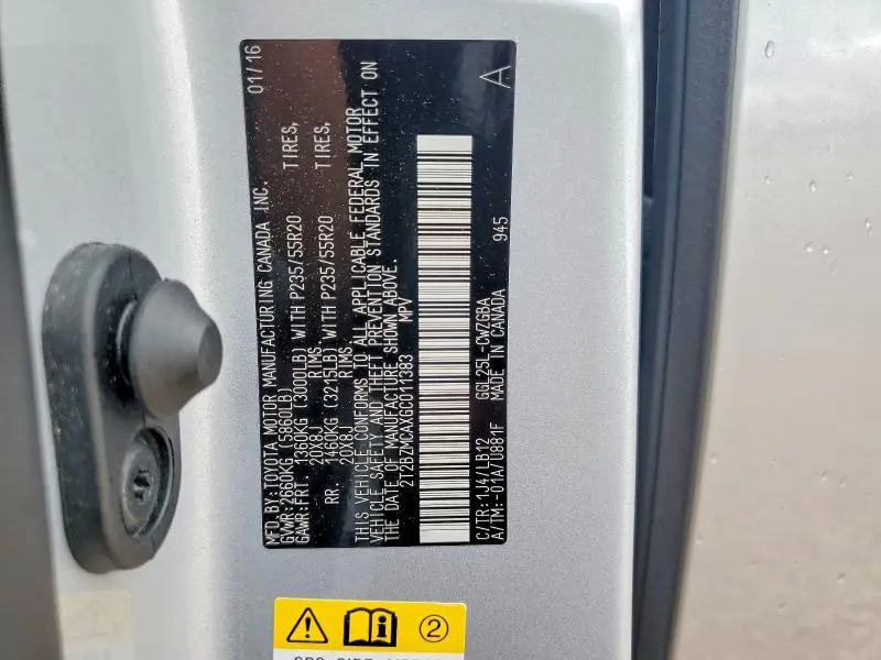 2016 LEXUS RX 350 BASE  