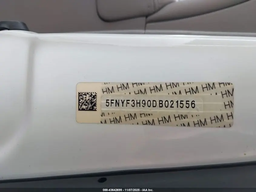 2013 HONDA PILOT TOURING