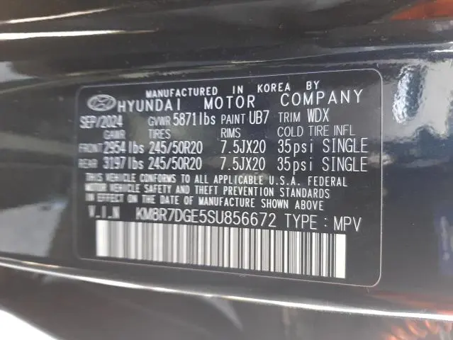 2025 HYUNDAI PALISADE CALLIGRAPHY  