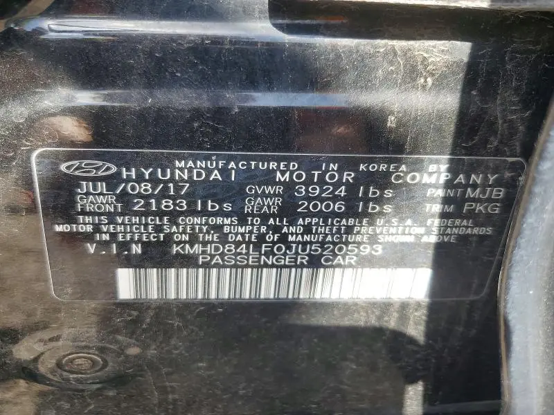 2018 HYUNDAI ELANTRA VALUE EDITION  