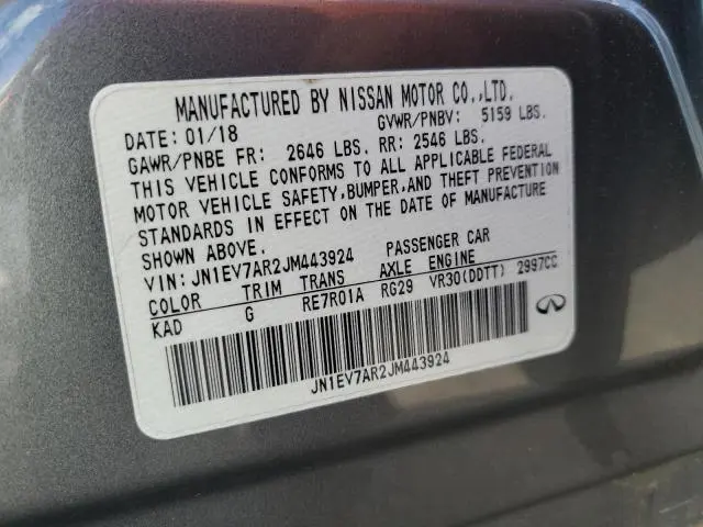 2018 INFINITI Q50 LUXE  