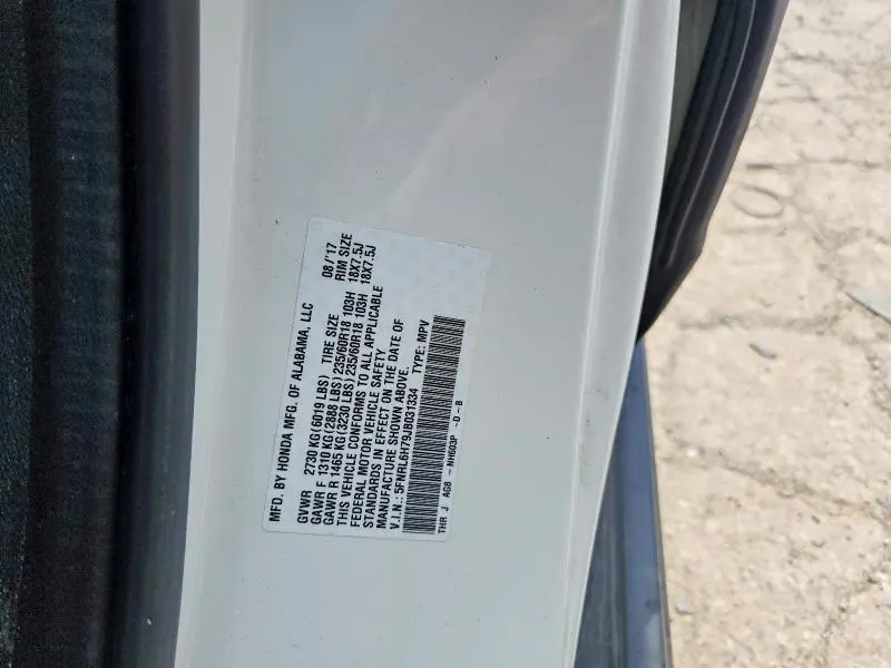 2018 HONDA ODYSSEY EXL  