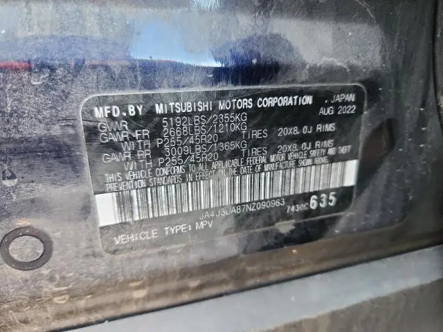 2022 MITSUBISHI OUTLANDER SE  