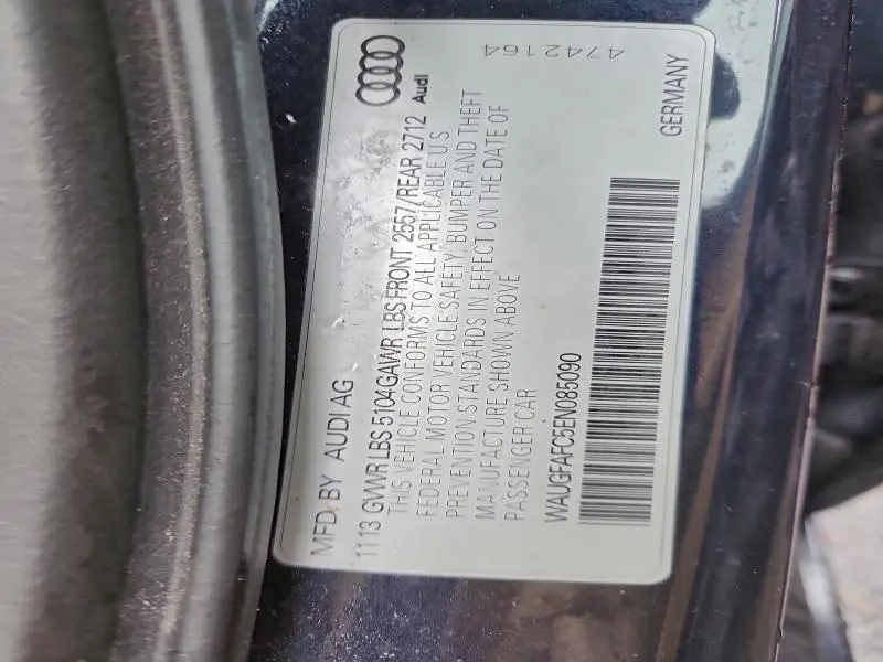 2014 AUDI A6 PREMIUM PLUS  