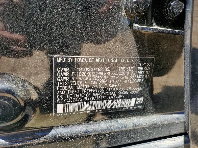 2024 HONDA HR-V SPORT  