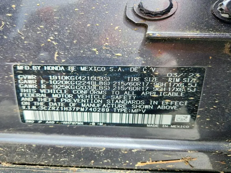 2023 HONDA HR-V LX  