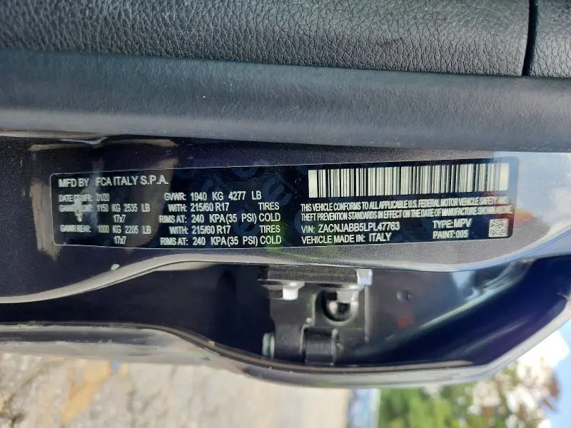2020 JEEP RENEGADE LATITUDE  