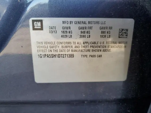 2013 CHEVROLET CRUZE LS  