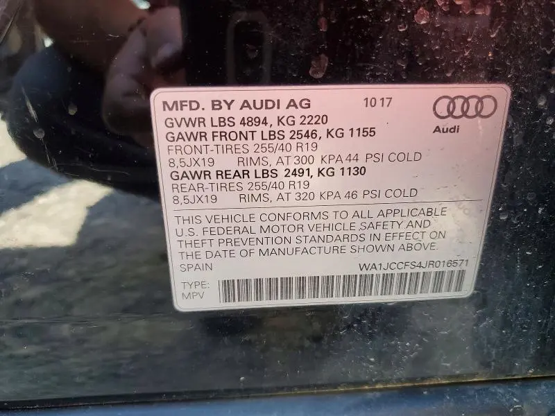 2018 AUDI Q3 PREMIUM PLUS  