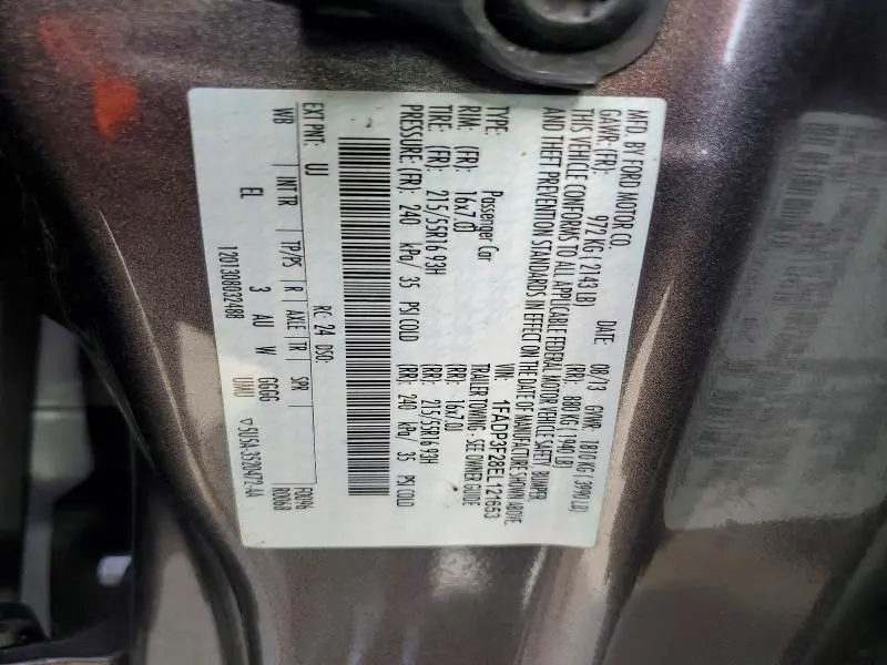 2014 FORD FOCUS SE  
