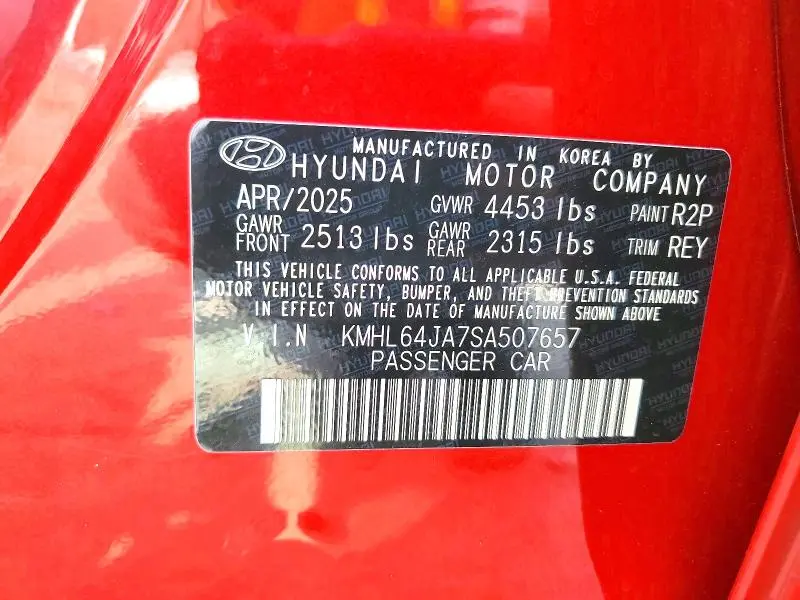 2025 HYUNDAI SONATA SEL  