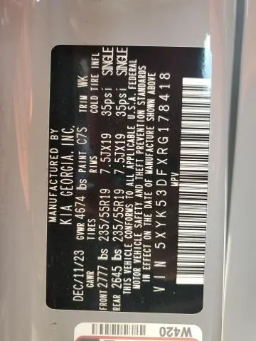 2024 KIA SPORTAGE SX PRESTIGE  