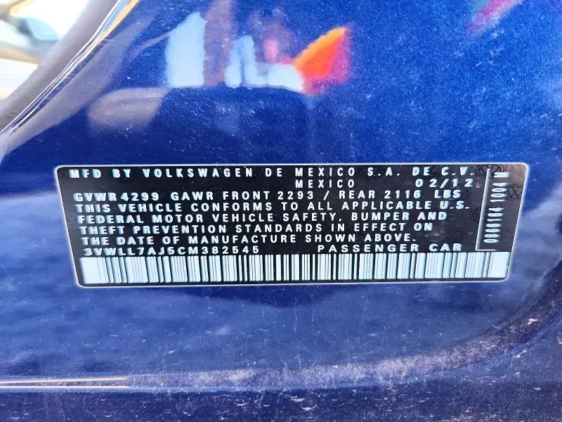 2012 VOLKSWAGEN JETTA TDI  