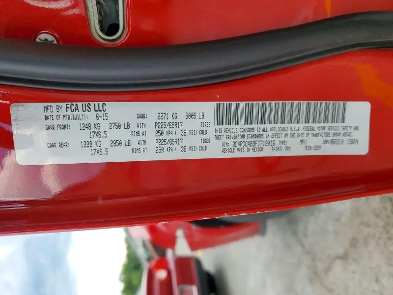 2015 DODGE JOURNEY SE  