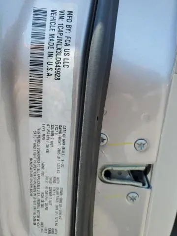 2020 JEEP CHEROKEE LATITUDE PLUS  