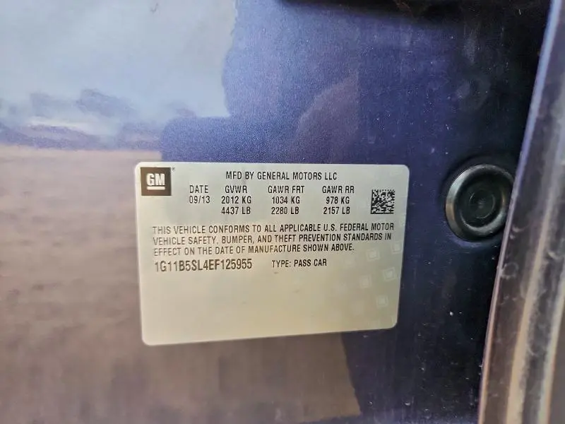 2014 CHEVROLET MALIBU 2LT   