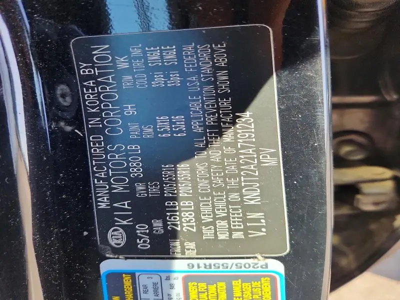2010 KIA SOUL +  