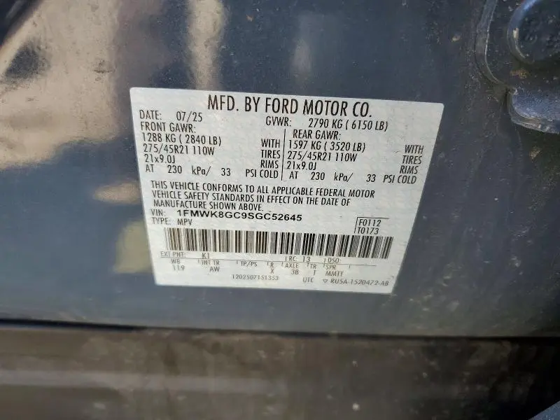 2025 FORD EXPLORER ST  