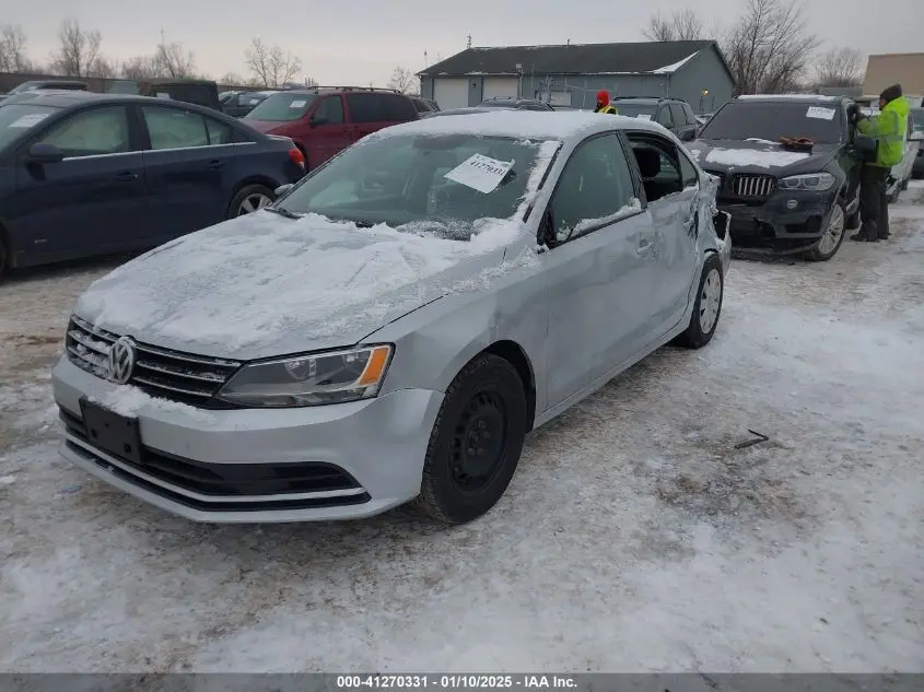 2015 VOLKSWAGEN JETTA 2.0L S