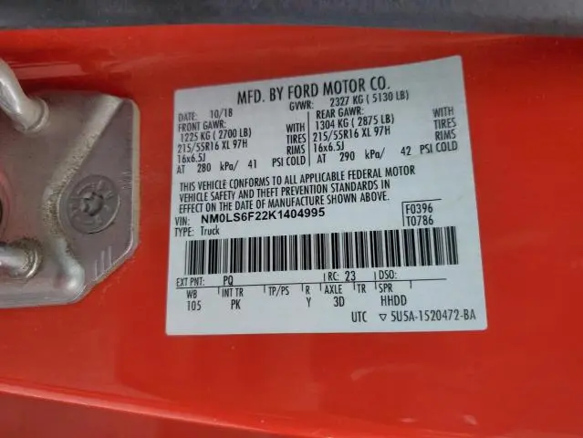 2019 FORD TRANSIT CONNECT XLT  