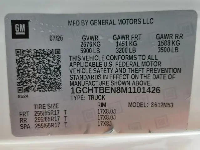 2021 CHEVROLET COLORADO   