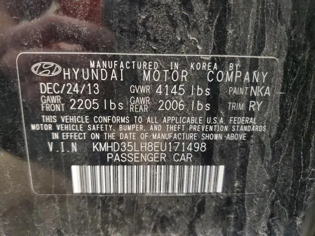 2014 HYUNDAI ELANTRA GT   